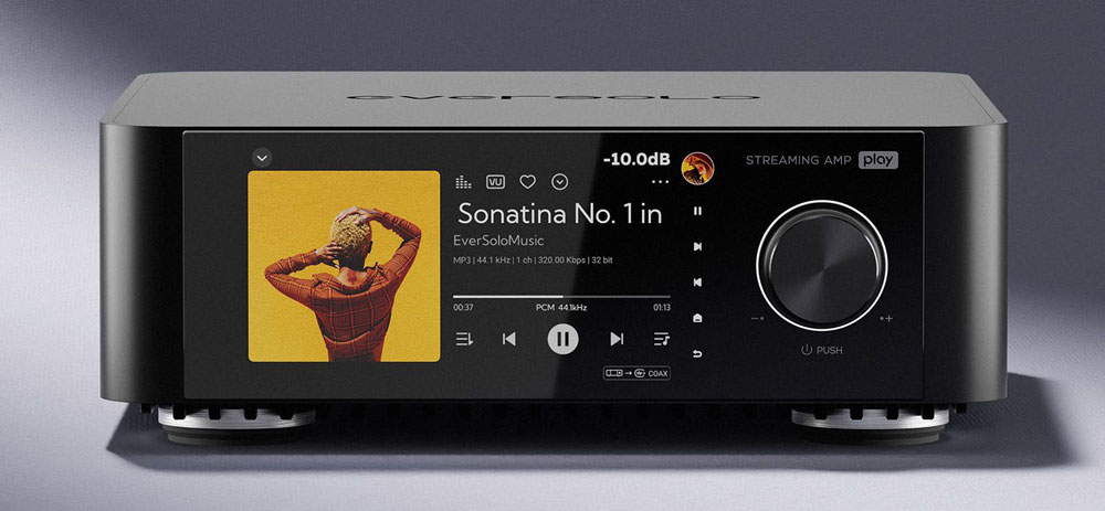 מגבר-סטריאו-חכםEversolo-play מגבר סטריאו Eversolo Play